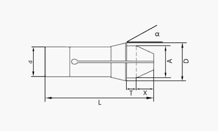 145E030RSL - 145E DIN6343 PENS 3MM YUVARLAK KANALSIZ UZUN - 2