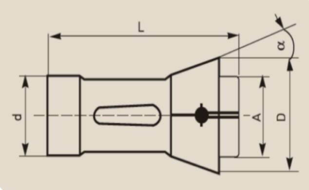 161E080RLS - 161E DIN6343 PENS 8MM YUVARLAK KANALSIZ UZUN - 2