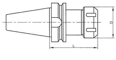 BT30ER11100 - BT30 ER11-100M Collet Chuck - 2