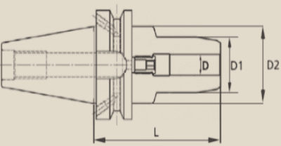 BT40HY10 - BT40 10MM HİDROLİK TUTUCU - 2