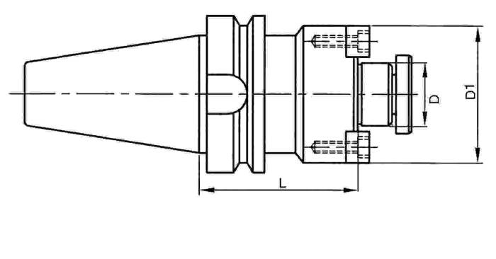 BT40FM16160 - BT40 FM16-160 ALIN SIKMALI TUTUCU - 2