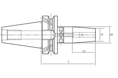 BT40SF04160 - BT40 SF04 160 ISITMALI TUTUCU - 2