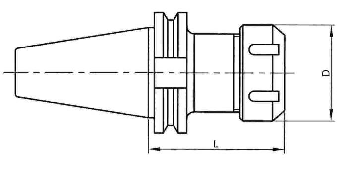 DIN30ER11100M - DIN30 ER11-100M PENS BAŞLIĞI - 2