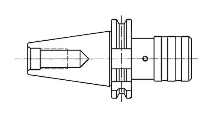 DIN40TC1 - DIN40 TC1 KILAVUZ ÇEKME BAŞLIĞI Ø19XM5-M14 - 2