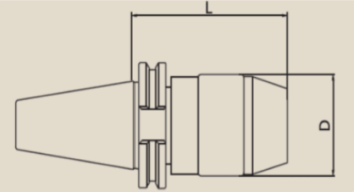 DIN40DC13 - DIN40DC13 MANDRENLİ TUTUCU 1-13MM - 2