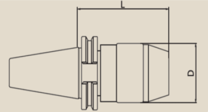 DIN40DC16 - DIN40DC16 MANDRENLİ TUTUCU 1-16MM - 2