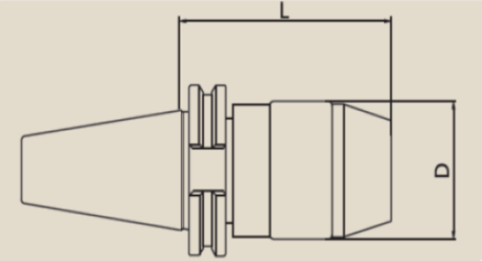 DIN50DC16 - DIN50DC16 MANDRENLİ TUTUCU 1-16MM - 2