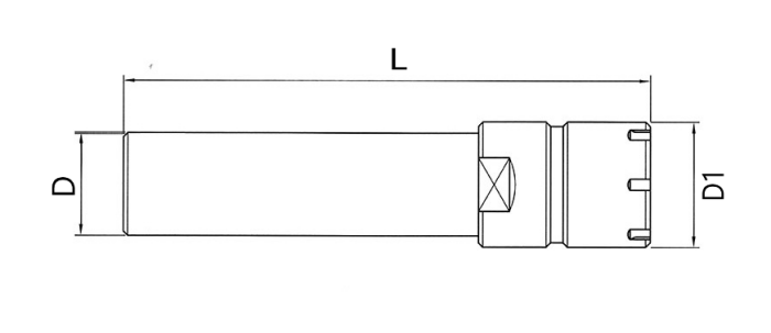 ER11127178M - ER11 1/2x7 SİLİNDİRİK SAPLI PENS BAŞLIĞI - 2