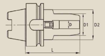 HSK63AHY20 - HSK63A 20MM HİDROLİK TUTUCU - 2