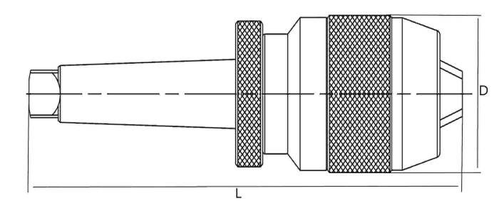 MT2 DC13 MANDRENLİ TUTUCU 1-13MM - 2