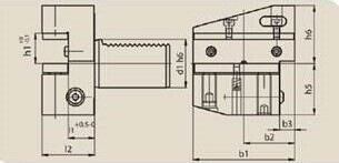 B3-20x16x30 - VDI20 TUTUCU B3 16X30MM - 2