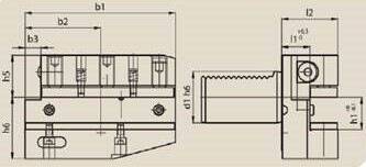 B6-40x25x44 - VDI40 TUTUCU B6 25X44MM - 2