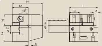 C2-40x25x85 - VDI40 TUTUCU C2 25X85MM - 2