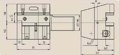 C3-40x25x85 - VDI40 TUTUCU C3 25X85MM - 2