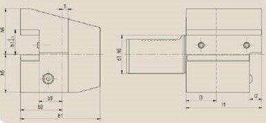 C4-40x25x85 - VDI40 TUTUCU C4 25X85MM - 2