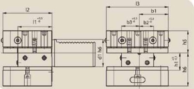 D1-40x25x72 - VDI40 TUTUCU D1 25X72MM - 2